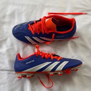 Adidas Predator Soccer Cleats Blue with Orange and White